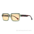 Square Design UV400 Injektionspolarisierte Sonnenbrille polarisierte Sonnenbrille